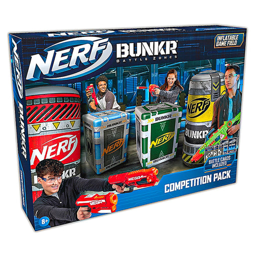 Nerf Bunkr Battle Zones Inflatable Game Field Competition Pack