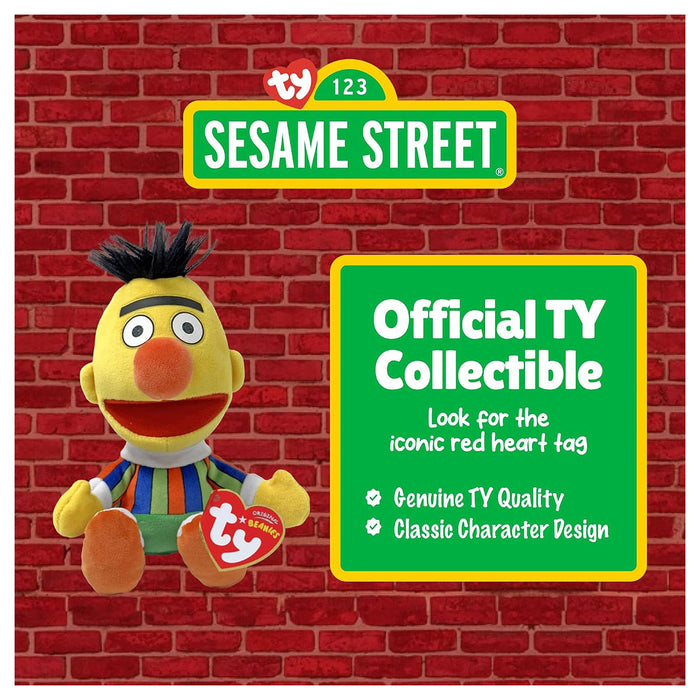 Ty Beanies Sesame Street Bert Regular Plush