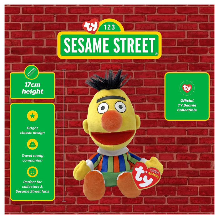 Ty Beanies Sesame Street Bert Regular Plush