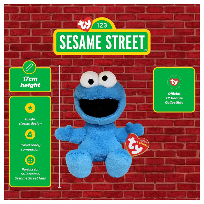 Ty Beanies Sesame Street Cookie Monster Regular Plush