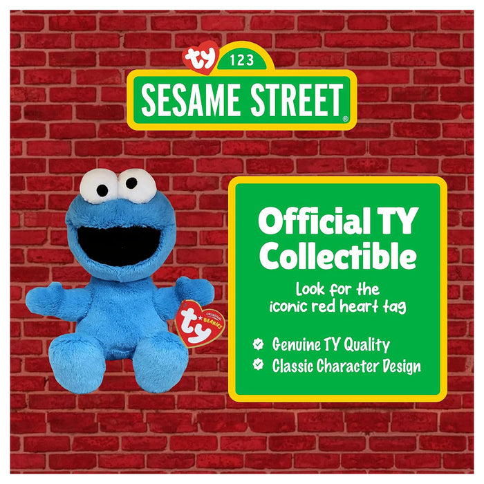 Ty Beanies Sesame Street Cookie Monster Regular Plush