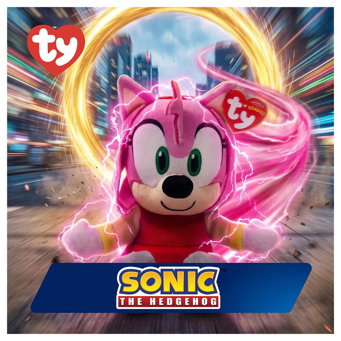 Ty Sonic the Hedgehog Amy Regular Plush