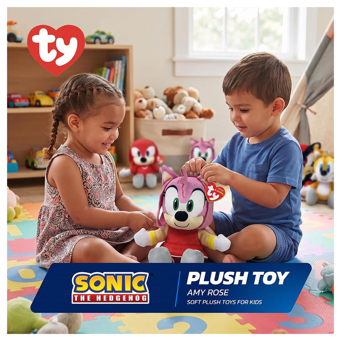 Ty Sonic the Hedgehog Amy Regular Plush