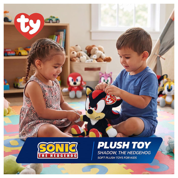 Ty Beanies Sonic the Hedgehog Shadow Regular Plush