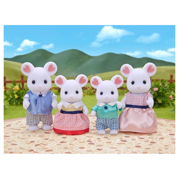 Sylvanian Families Marshmallow Mouse Family Figures