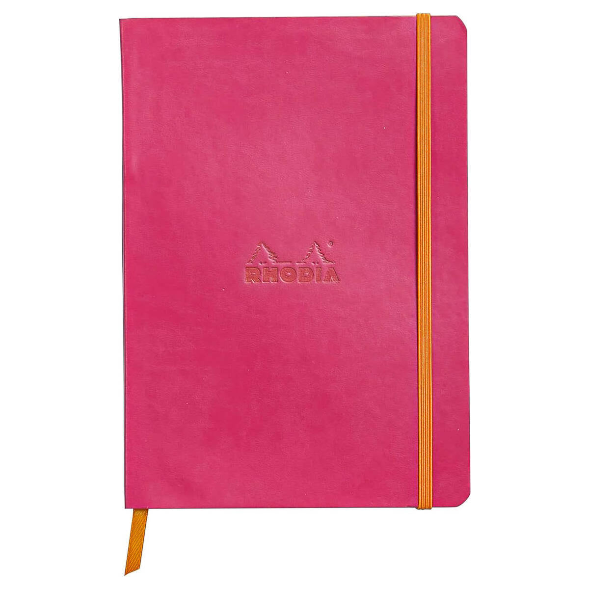 Rhodia Raspberry A5 Notebook Lined Ruled 160 Pages — Booghe