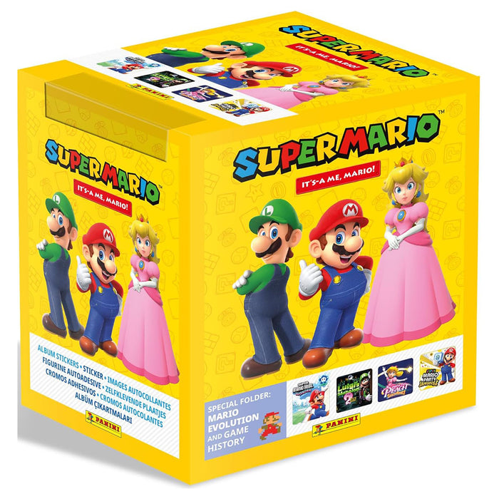 Panini Super Mario It's-a Me Mario! Sticker Collection 36 Pack Box 