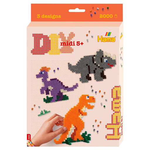 Hama Midi Beads Dino Hanging Box