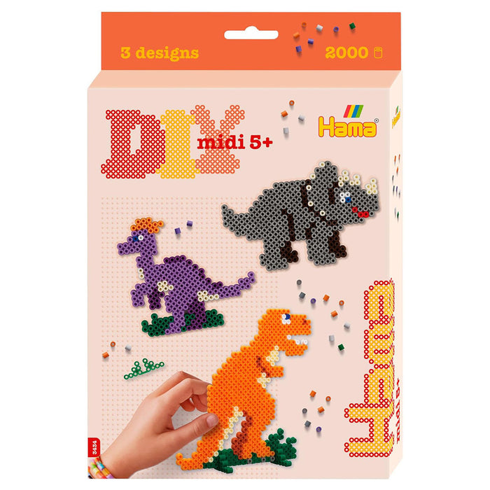 Hama Midi Beads Dino Hanging Box