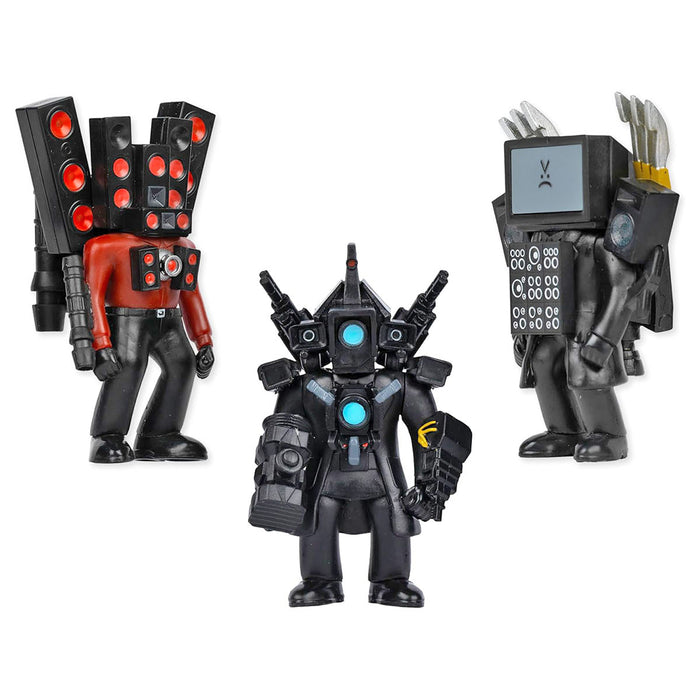 Skibidi Toilet Titan Collection Series One 3 Figures Pack