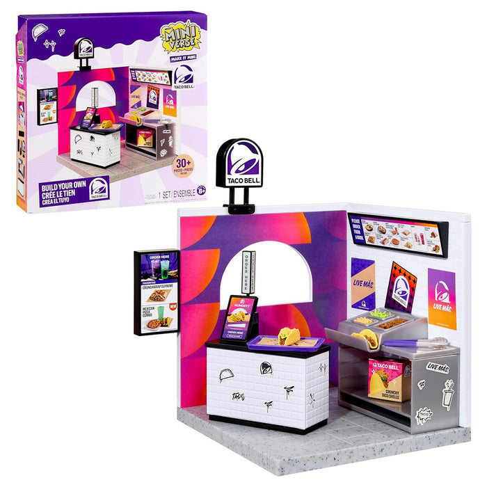 MGA's Miniverse Make It Mini Build Your Own Taco Bell Playset