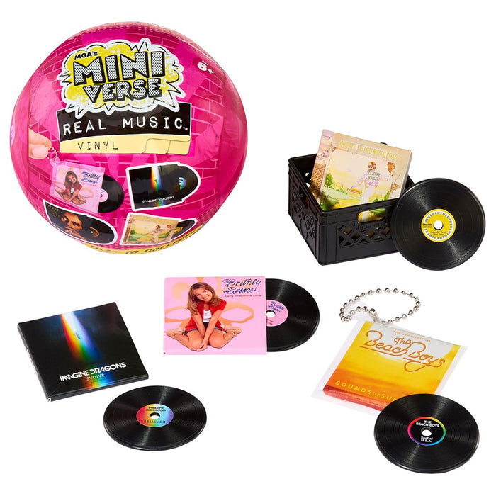 MGA's Miniverse Real Music Vinyl Playset (styles vary)