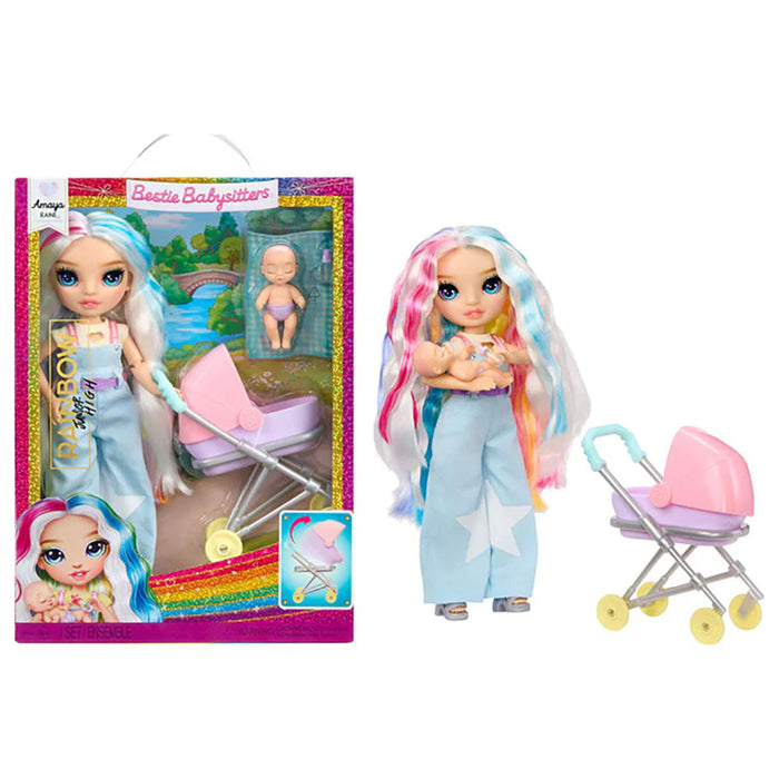 Rainbow Junior High Bestie Babysitters Amaya Doll Set