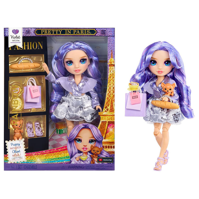 Rainbow High Pretty in Paris Violet Doll