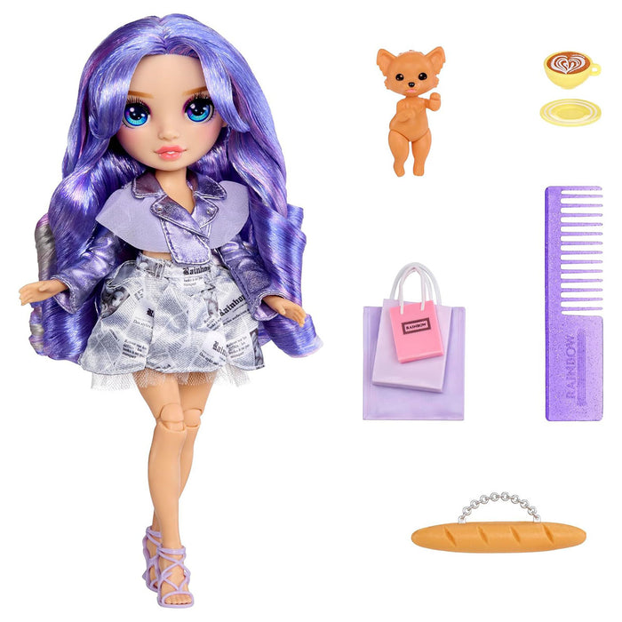 Rainbow High Pretty in Paris Violet Doll