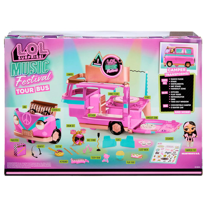 L.O.L. Surprise! Music Festival Tour Bus Playset