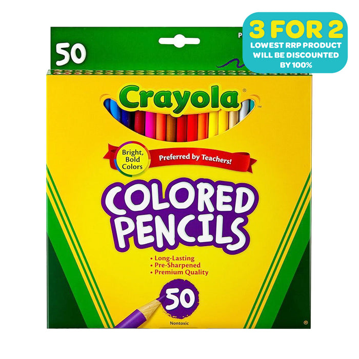 Crayola Coloured Pencils (50 Pack)