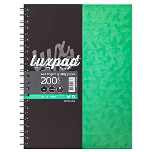 Silvine Luxpad A6 Hardback Pressboard Notebook 200 Pages