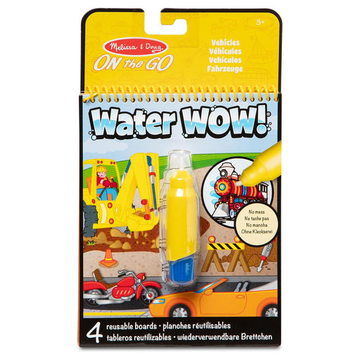 Melissa & Doug On the Go Water Wow! Vehicles Colouring Pad