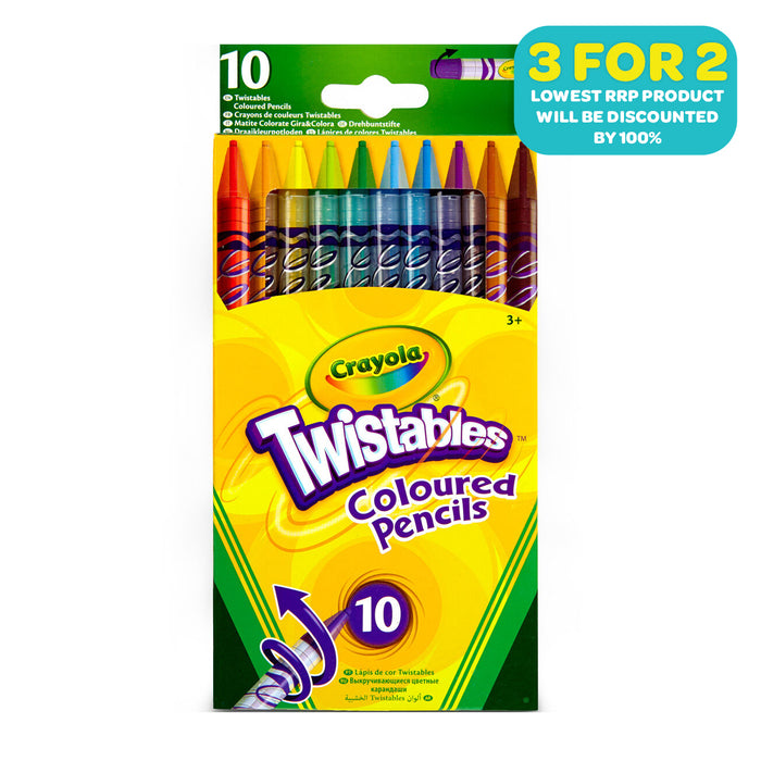 Crayola Twistables Coloured Pencils (10 Pack)