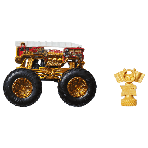 Hot Wheels Monster Trucks Trophy Champions 5 Alarm Vehicle