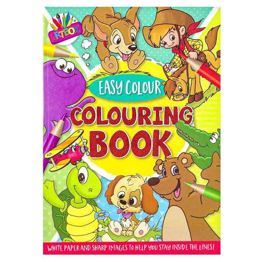 Artbox Easy Colour Colouring Book (styles vary)