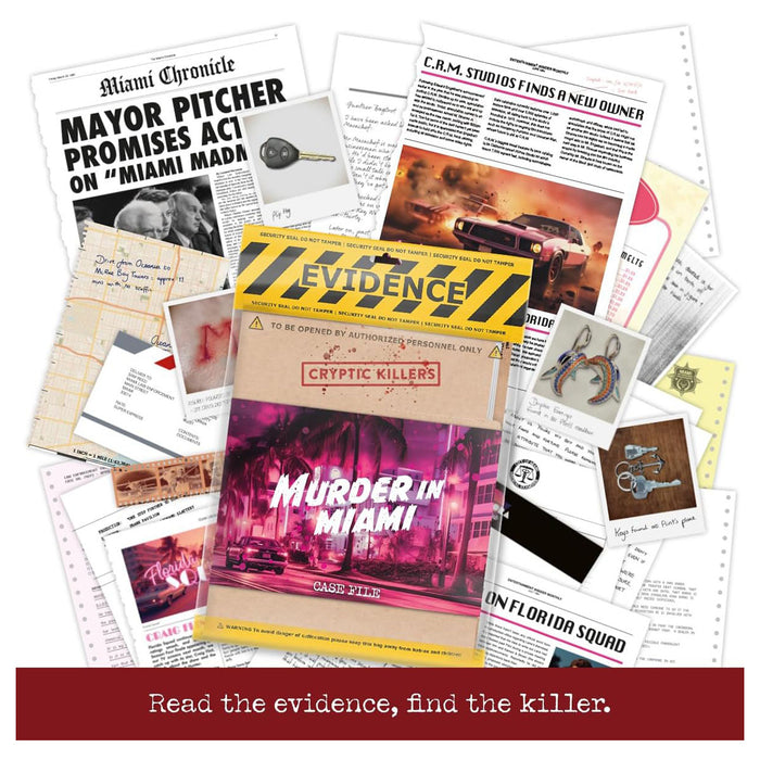 Cryptic Killers: Murder in Miami Game