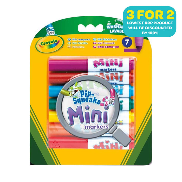 Crayola Pip-Squeaks Mini Markers (7 Pack)