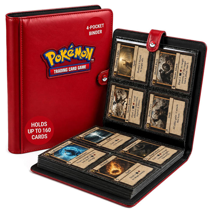 Ultra-PRO Premium 4-Pocket Pokémon Binder Red