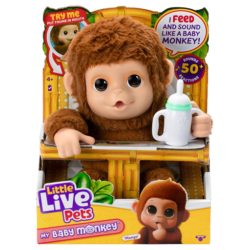 Little Live Pets My Baby Monkey Mango Interactive Pet