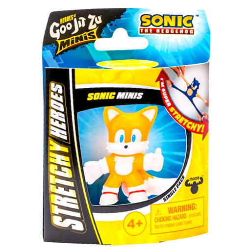 Heroes of Goo Jit Zu Minis Sonic the Hedgehog Tails 2.5" Stretch Figure