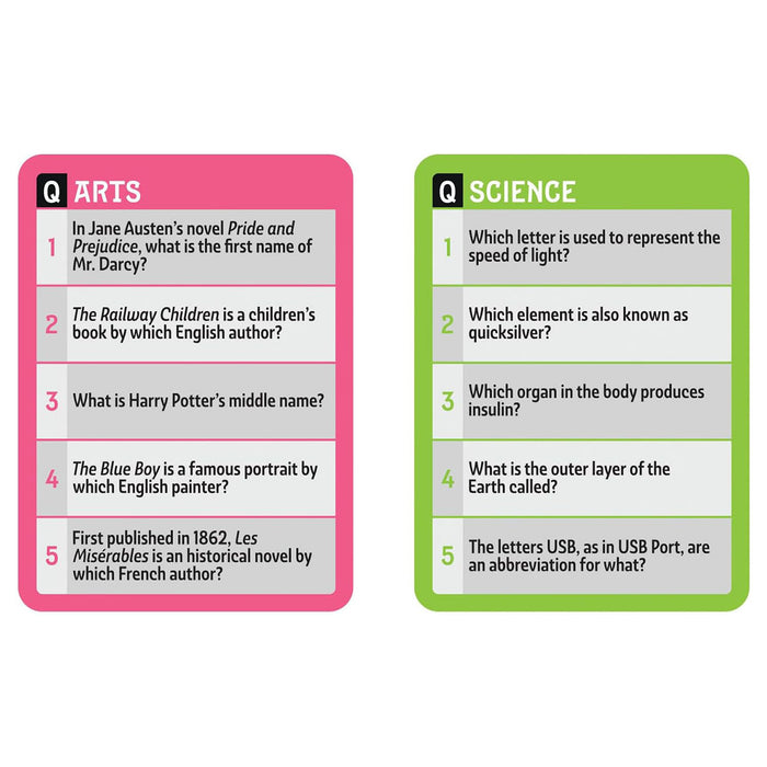 Pub Quiz: The Star Edition Card Game