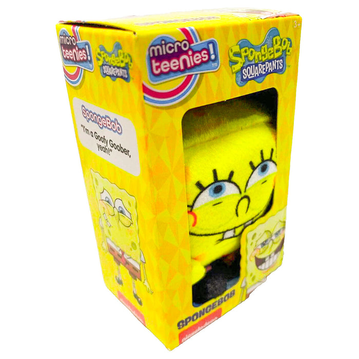 Basic Fun Micro Teenies 3-inch Plush SpongeBob Style 2 