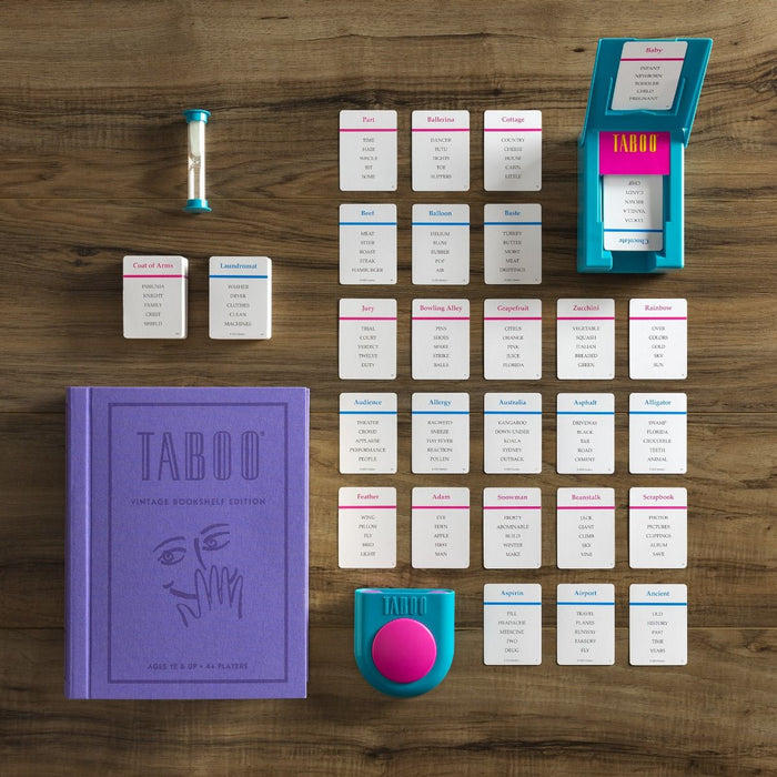 Taboo Vintage Bookshelf Edition Game