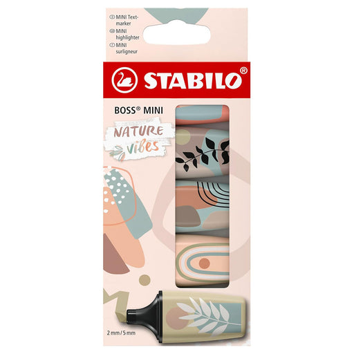 STABILO BOSS Mini Naturevibes Highlighter (5 Pack)