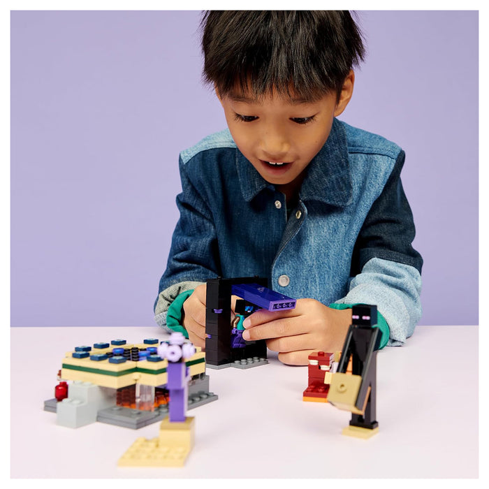 LEGO Minecraft Nether & End Portal Journey 21584 Building Set