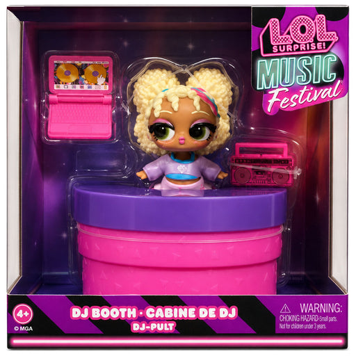 L.O.L. Surprise! Music Festival Furniture DJ Booth Doll Set