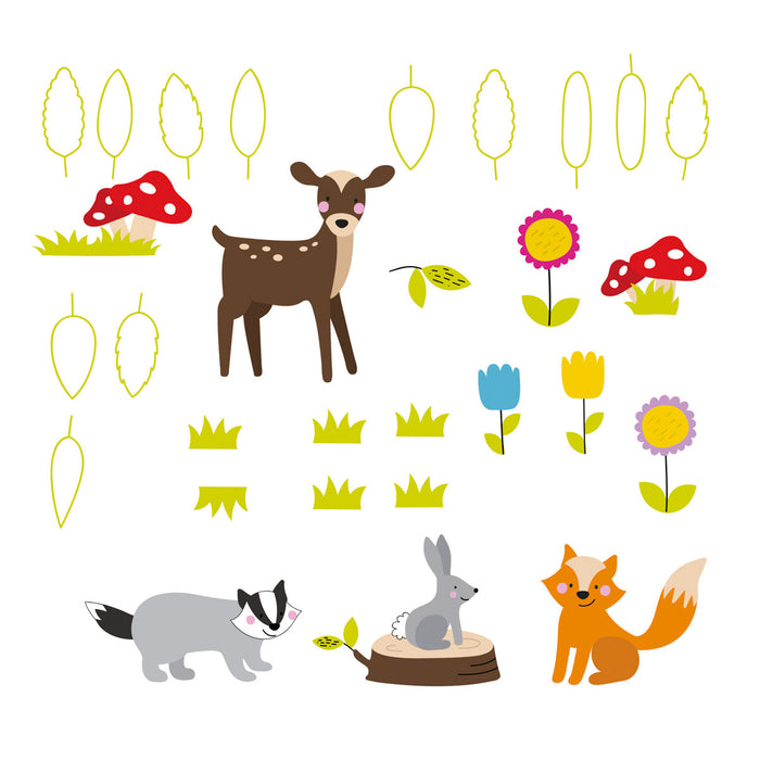 Nature Height Chart Stickabouts Wall Stickers