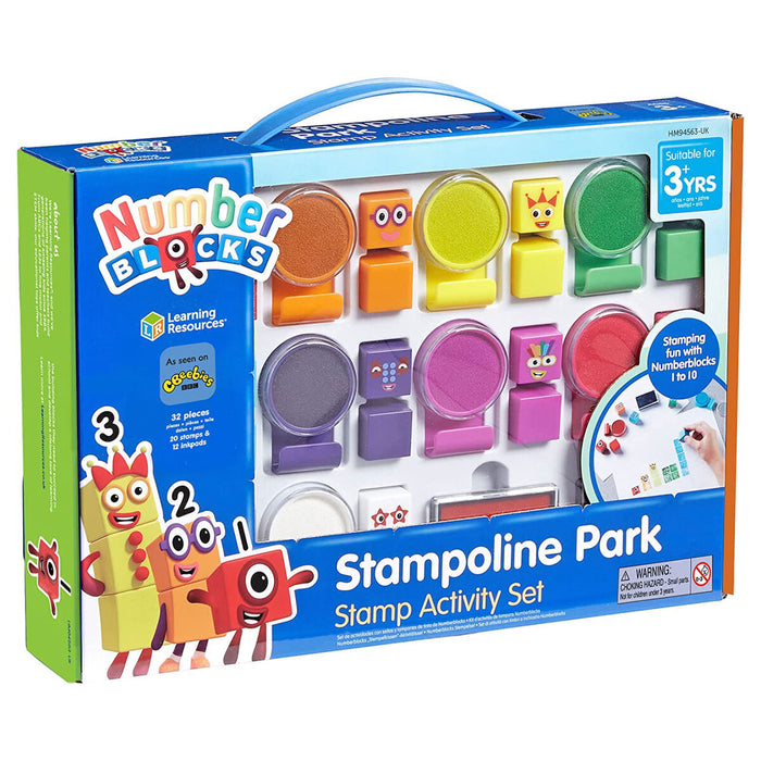 Numberblocks Stampoline Park Stamp Activity Set