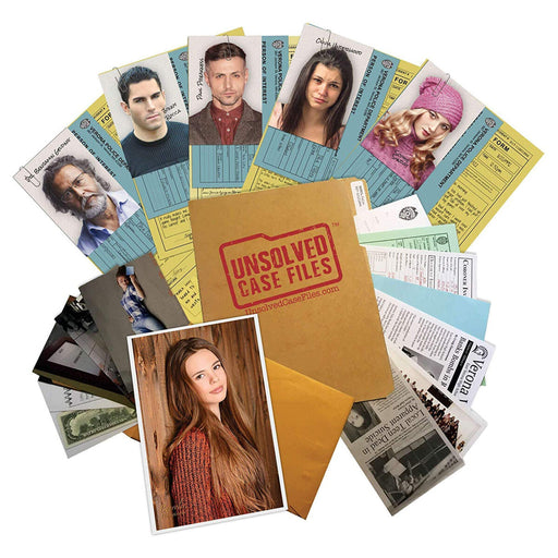 Unsolved Case Files: Jamie Banks Case Murder Mystery Game