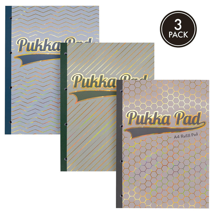 Pukka Haze A4 Refill Pad Assorted (3 Pack)