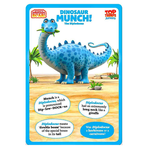 Dinosaur Roar Top Trumps Juniors Card Game