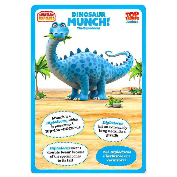 Dinosaur Roar Top Trumps Juniors Card Game