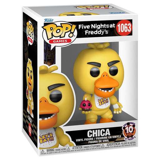Funko Pop Games: Five Nights at Freddy's 10th Anniversary Chica Vinyl Figure #1063