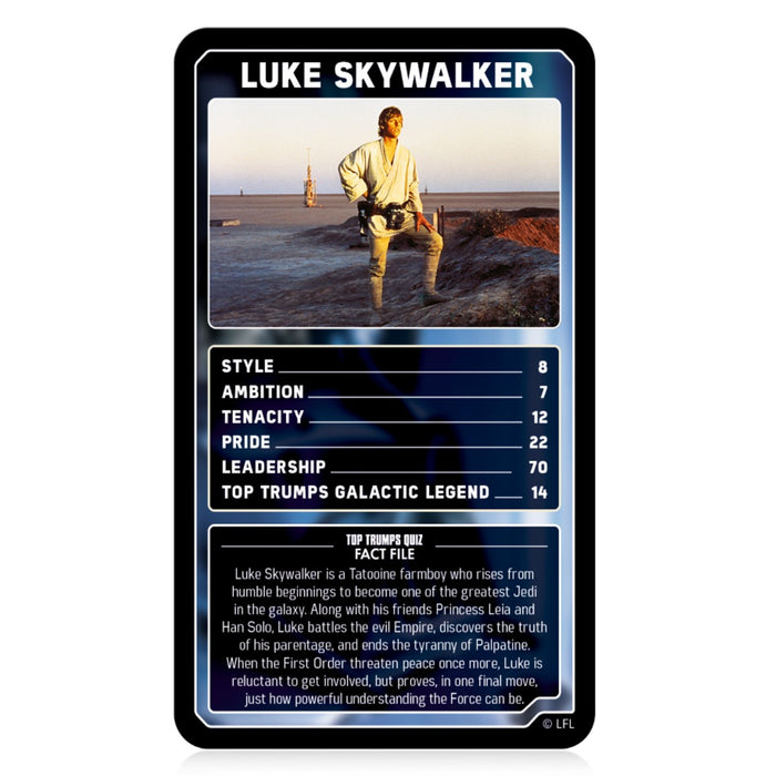Star Wars: The Skywalker Saga Episodes I-IX Top Trumps Limited Editions Card Game