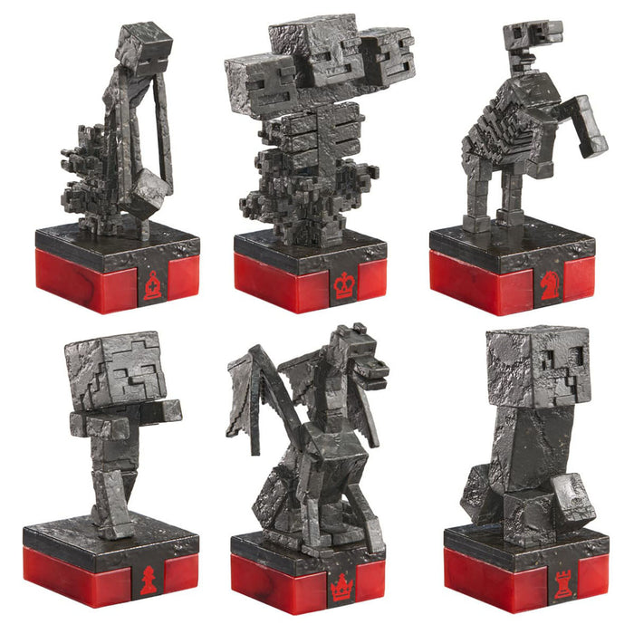 Minecraft Chess Set- Overworld Heroes vs Hostile Mobs