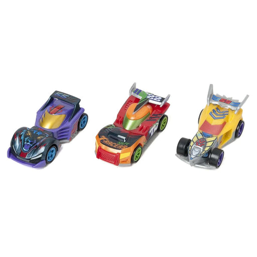 T-Racers Mix 'N Race Cars - Burnout Sport - Blast Panther - Falcon God (3 Pack)