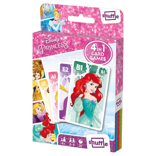 Shuffle Disney Princess 4 in 1 Card Game