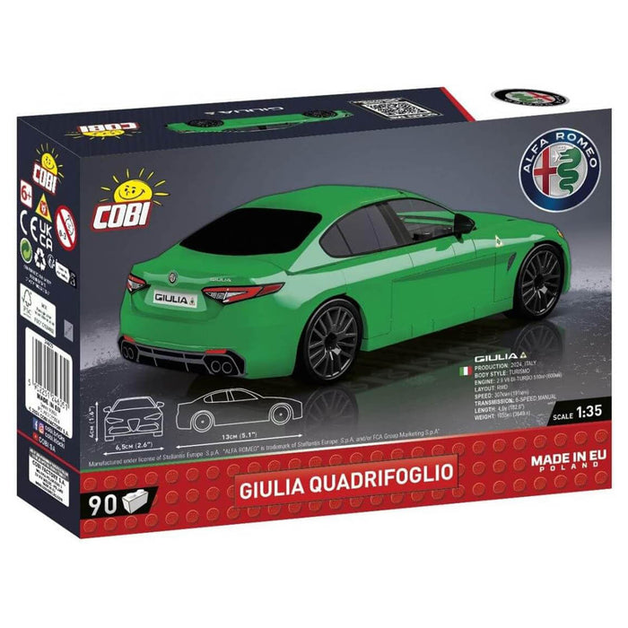 COBI Alfa Romeo Green Gulia Quadrifoglio Building Set