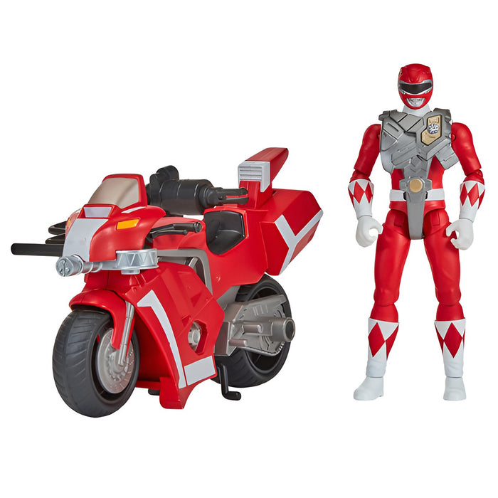 Mighty Morphin Power Rangers Re-Ignition: Tyrannosaurus Battle Bike with Red Ranger Figure